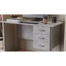 Комп'ютерний стіл Ferrum-decor Гаррі 75x140x60 сірий ДСП Бетон 16 мм (FRD-107300)