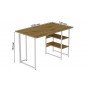 Компьютерный стол Ferrum-decor Кевин 75x100x70 белый ДСП Дуб Артизан 16мм (FRD-107210)