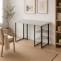 Стол письменный Кевин Ferrum-decor 75x100x60 Черный металл ДСП Кашемир 32 мм (FRD-108120)