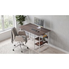 Стіл письмовий Кевин Ferrum-decor 75x140x70 Білий метал ДСП Дуб Кремона Канолло 16 мм (FRD-108040)