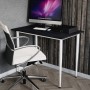 Стол универсальный Prime Ferrum-decor 750x1200x600 Белый металл ДСП Каштан Арвадонна 16 мм (FRD-107700)