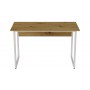 Компьютерный стол Ferrum-decor Коди 75x140x70 белый ДСП Дуб Артизан 32мм (FRD-107200)