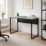 Стол письменный Майк Ferrum-decor 75x100x60 Черный металл ДСП Кашемир 32 мм (FRD-108300)
