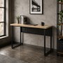 Стол письменный Майк Ferrum-decor 75x120x70 Черный металл ДСП Дуб Кремона Торро 32 мм (FRD-108360)