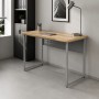 Стол письменный Майк Ferrum-decor 75x100x60 Серый металл ДСП Дуб Евок Прибрежный 32 мм (FRD-108230)