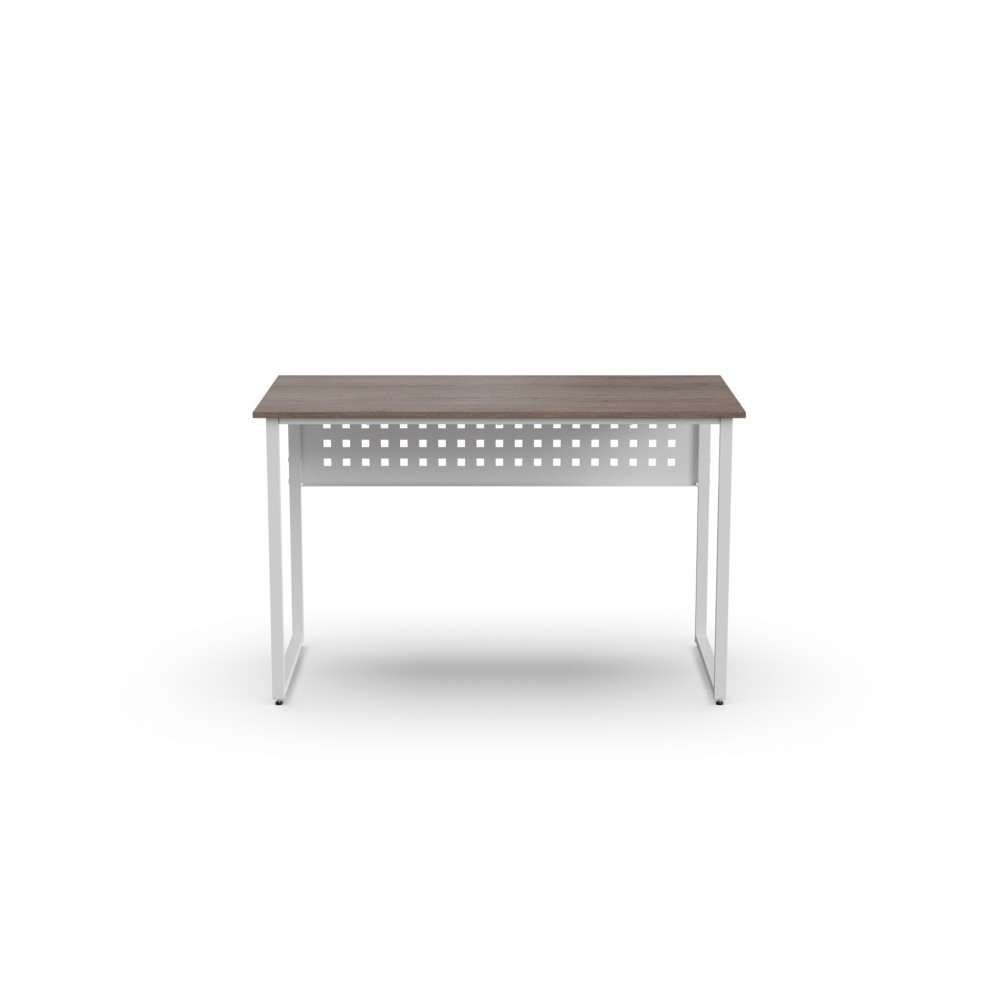 Стол письменный Майк Ferrum-decor 75x100x60 Белый металл ДСП Дуб Кремона Канолло 16 мм (FRD-108190)