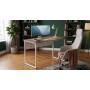 Стол письменный Майк Ferrum-decor 75x100x60 Белый металл ДСП Дуб Кремона Канолло 16 мм (FRD-108190)