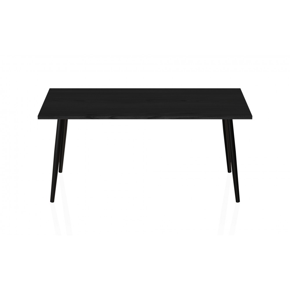 Стіл журнальный Монтана Ferrum-decor 45x100x50 Чорний метал ДСП (FRD-107340)