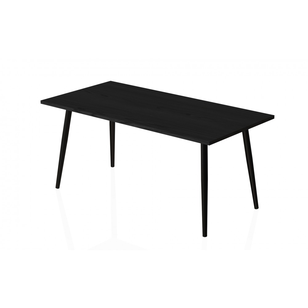 Стіл журнальный Монтана Ferrum-decor 45x100x50 Чорний метал ДСП (FRD-107340)