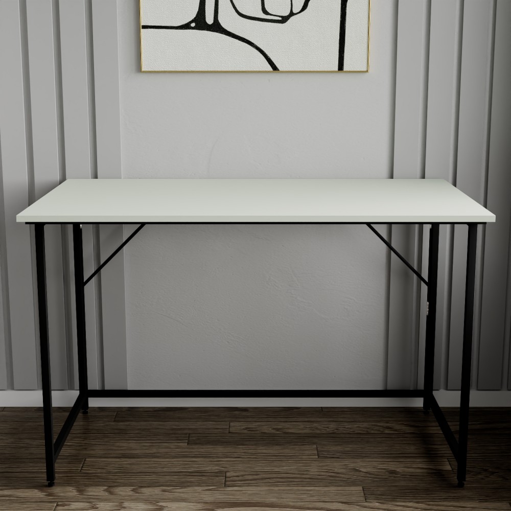 Стол раскладной Морис Ferrum-decor 750x900x500 Черный металл ДСП Кашемир 16 мм (FRD-107500)