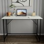 Стол раскладной Морис Ferrum-decor 750x900x500 Черный металл ДСП Кашемир 16 мм (FRD-107500)