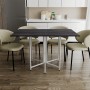 Стол раскладной трансформер книжка Морис 3 Ferrum-decor 75x130x90 Белый металл ДСП Каштан Арвадонна 16 мм (FRD-107510)