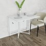 Стол раскладной трансформер книжка Морис 3 Ferrum-decor 75x130x90 Белый металл ДСП Белый 16 мм (FRD-107420)