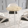 Круглий стіл OPTIMA 3 ніжки конусні Ferrum-decor 750x670x670 Білий метал ДСП Дуб Артизан 16 мм (FRD-107450)