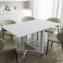 Обідній стіл трансформер книжка Оріон Pro Ferrum-decor 75x152x90 Білий метал ДСП Білий 16 мм (FRD-107410)