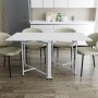 Обідній стіл трансформер книжка Оріон Pro Ferrum-decor 75x152x90 Білий метал ДСП Білий 16 мм (FRD-107410)