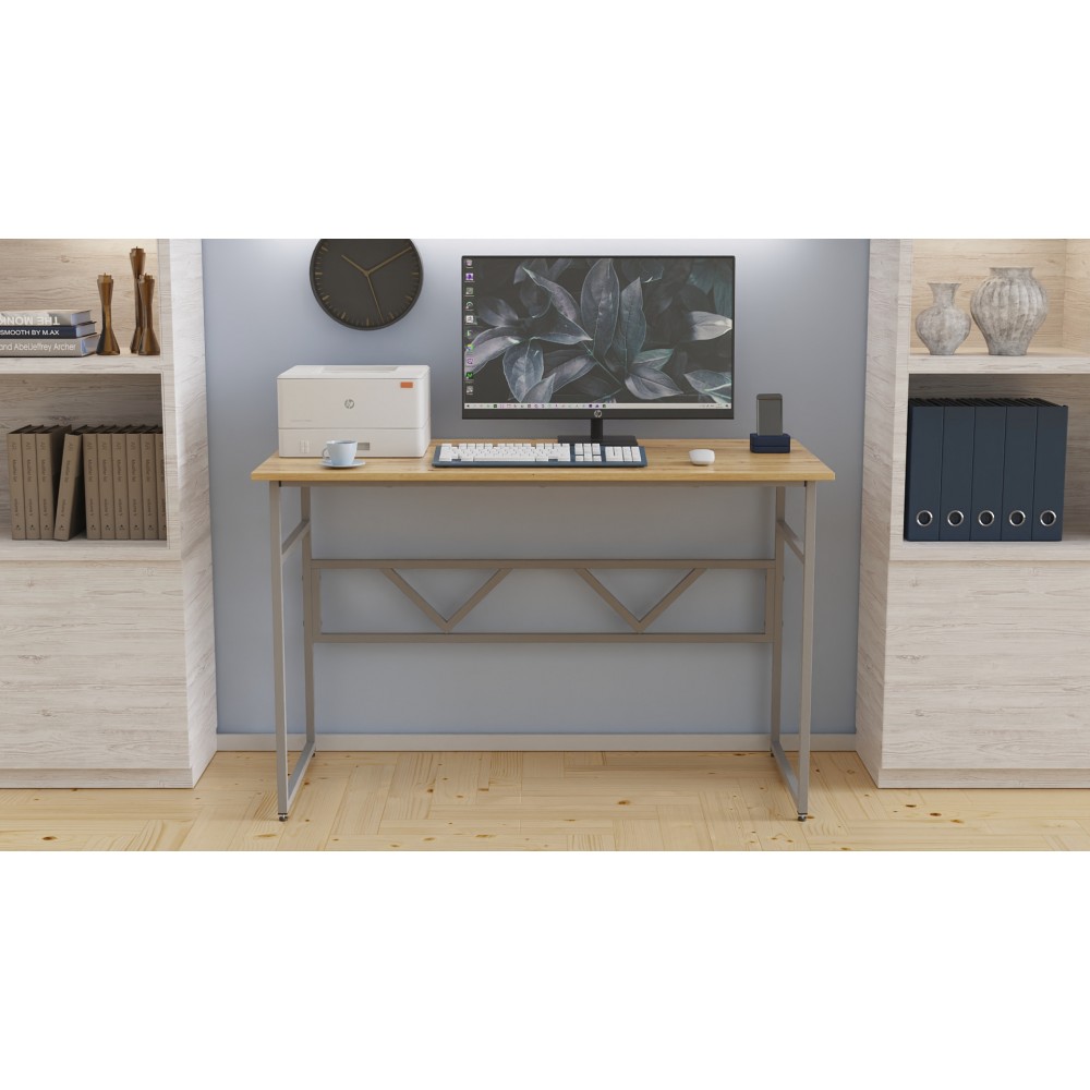 Компьютерный стол Ferrum-decor Раян 75x120x70 серый ДСП Дуб Артизан 32мм (FRD-107080)