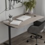 Стол письменный Space Ferrum-decor 750x1200x700 Черный металл ДСП Дуб Кремона Канолло 16 мм (FRD-107920)