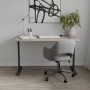 Стол письменный Space Ferrum-decor 750x1200x700 Черный металл ДСП Дуб Кремона Канолло 16 мм (FRD-107920)