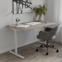Стол письменный Space Ferrum-decor 750x1000x600 Белый металл ДСП Дуб Кремона Канолло 16 мм (FRD-107850)