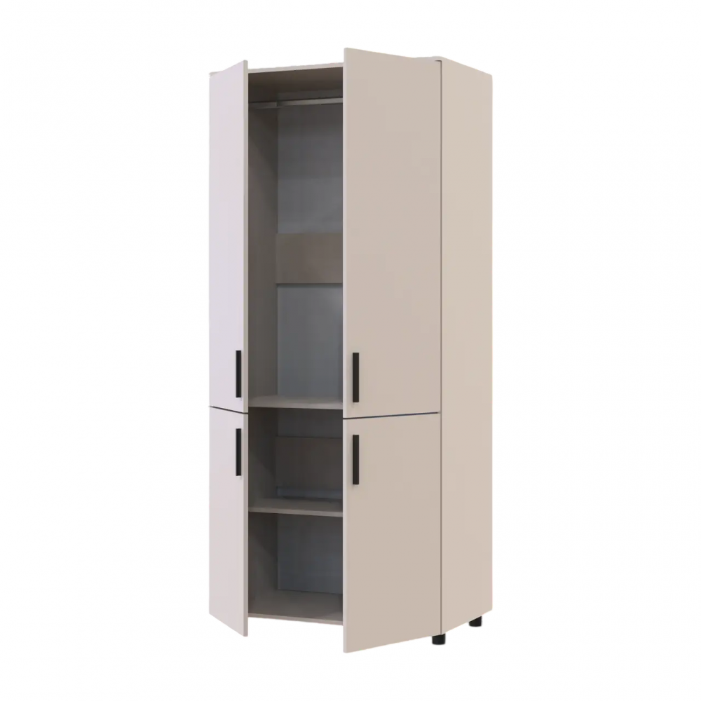 Шкаф для одежды Doros Торн Кашемир 2 ДСП (штанга) 90х51.6х200 (DRS-012027)
