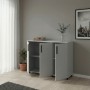 Комод Doros Торн Сірий 3Ш/1Д 135х51.6х80 (DRS-012107)