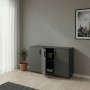 Комод Doros Торн Антрацит 3 ДСП 135х51.6х80 (DRS-012097)