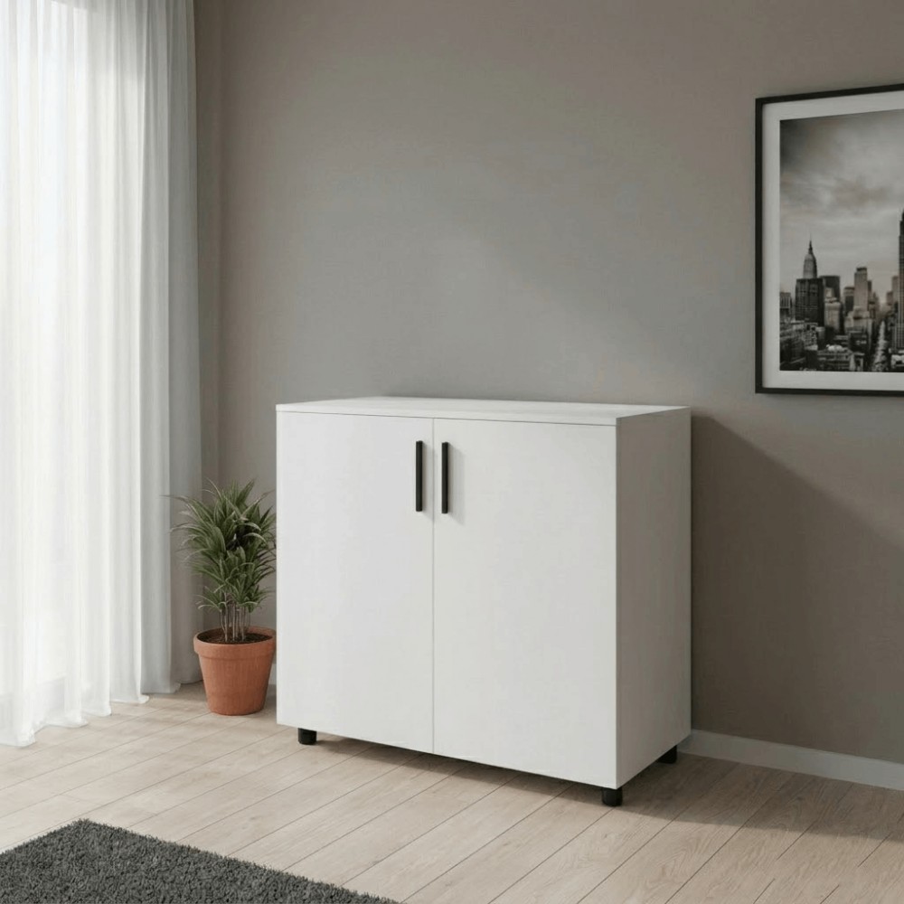 Комод Doros Торн Білий 2 ДСП 90х51.6х80 (DRS-012087)