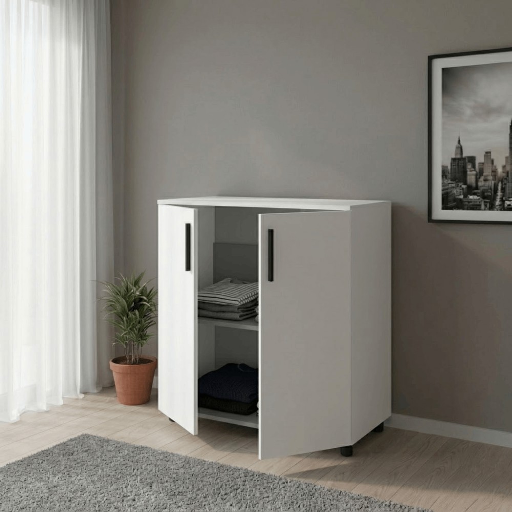 Комод Doros Торн Білий 2 ДСП 90х51.6х80 (DRS-012087)