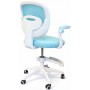Кресло вращающееся детское с подставкой для ног PERFECT KIDS BLUE Perfect Home Голубой (PFH-092116)