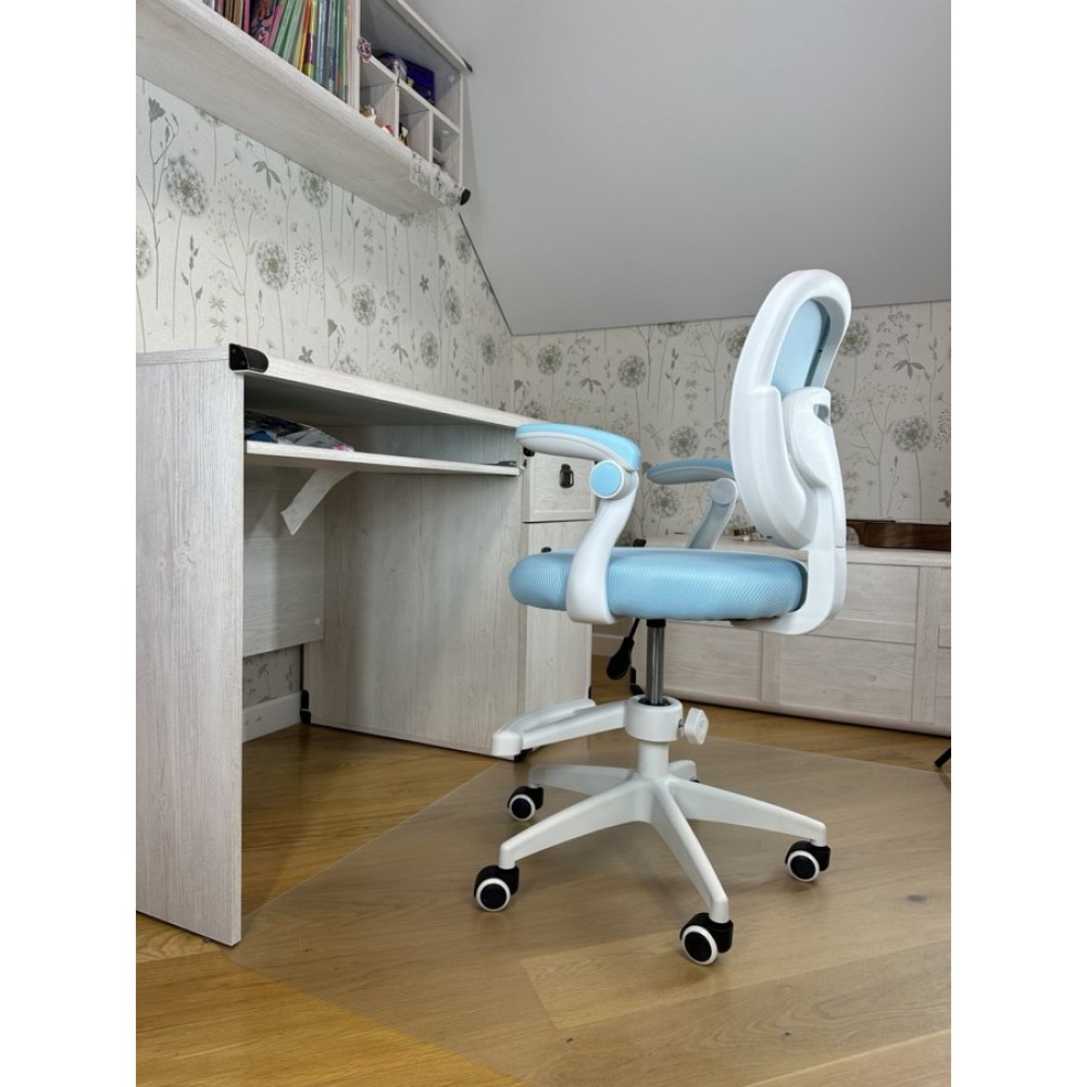 Кресло вращающееся детское с подставкой для ног PERFECT KIDS BLUE Perfect Home Голубой (PFH-092116)