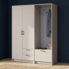 Шафа для одягу Doros Ронді з вішалкою Кашемір 2 ДСП 142х52х195 (42005391) (DRS-012208)