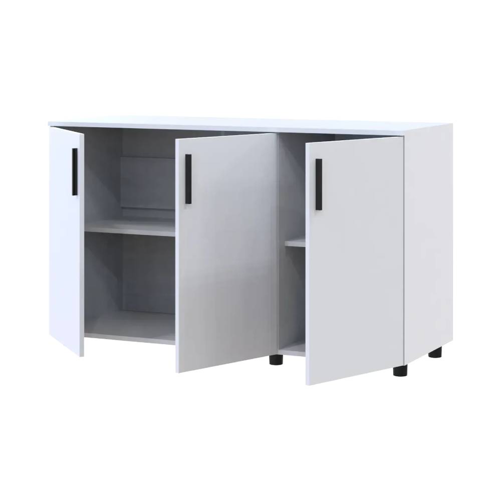 Комод Doros Торн Білий 3 ДСП 135х51.6х80 (DRS-012098)