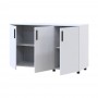 Комод Doros Торн Білий 3 ДСП 135х51.6х80 (DRS-012098)