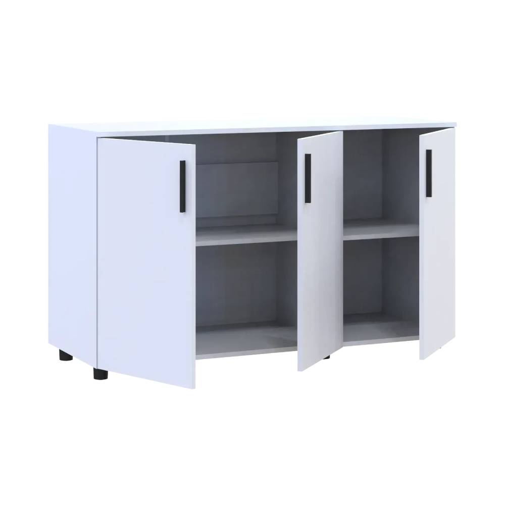 Комод Doros Торн Білий 3 ДСП 135х51.6х80 (DRS-012098)