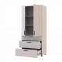 Шафа для одягу Doros Торн Кашемір 2 ДСП/3Ш (полиці) 90х51.6х200 (DRS-012028)