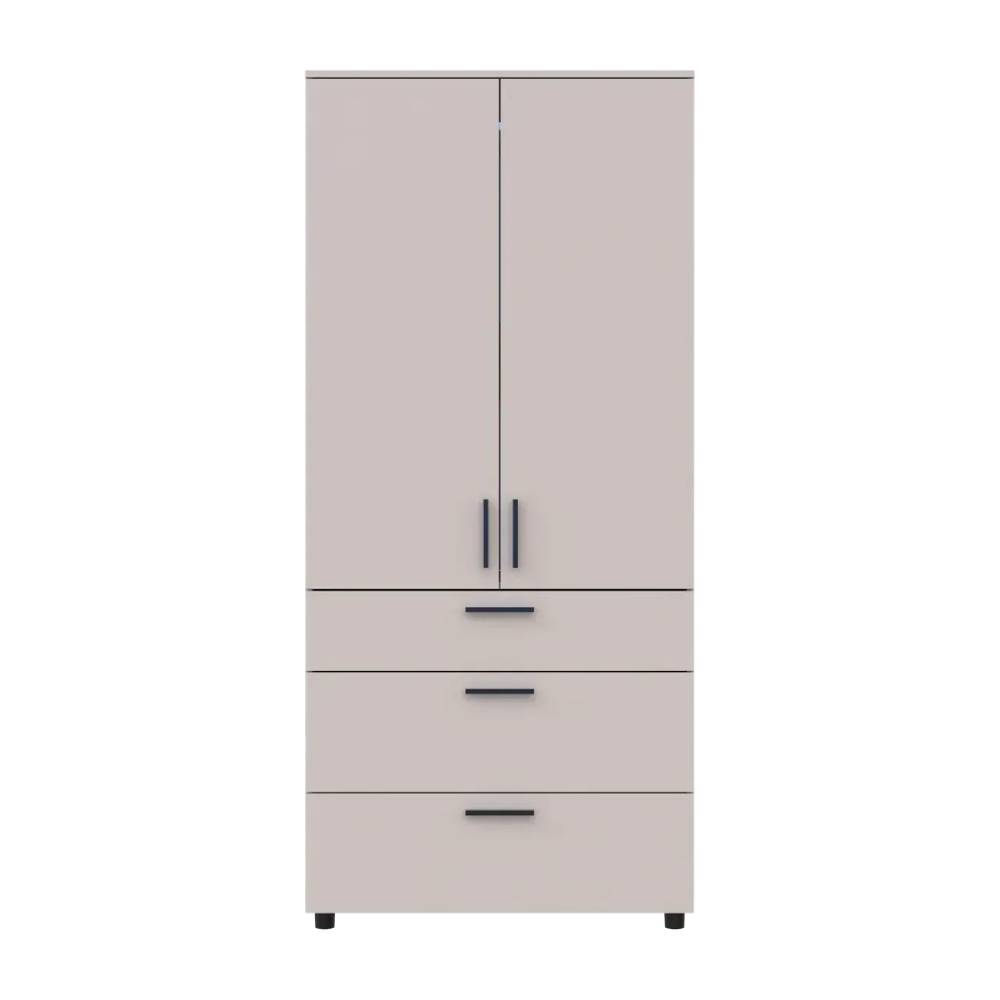 Шафа для одягу Doros Торн Кашемір 2 ДСП/3Ш (полиці) 90х51.6х200 (DRS-012028)