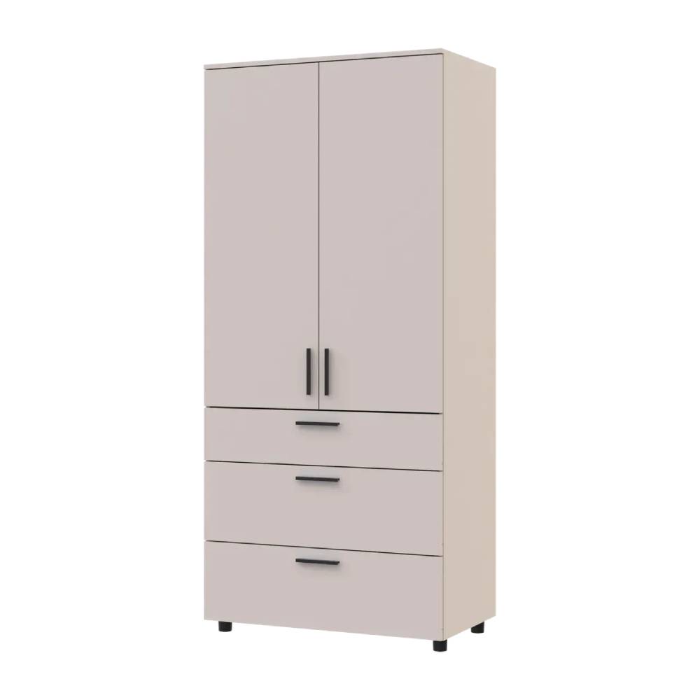 Шафа для одягу Doros Торн Кашемір 2 ДСП/3Ш (полиці) 90х51.6х200 (DRS-012028)