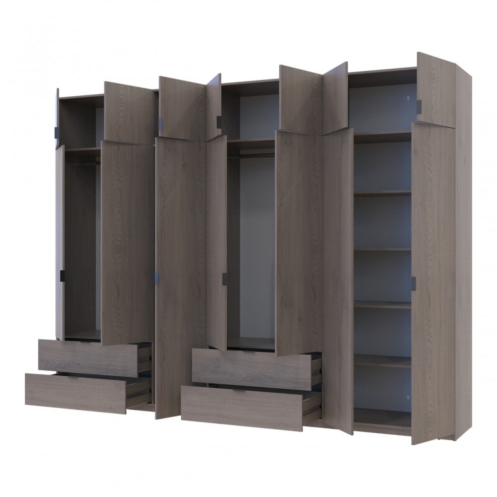 Комплект шкафов для одежды Doros Лукас (2 шт.) 315х50х240 см Канноло (DRS-011856)