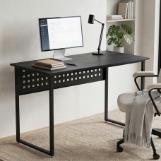 Стіл письмовий Майк Ferrum-decor 75x140x70 Чорний метал ДСП Каштан Арвадонна 16 мм (FRD-108291)