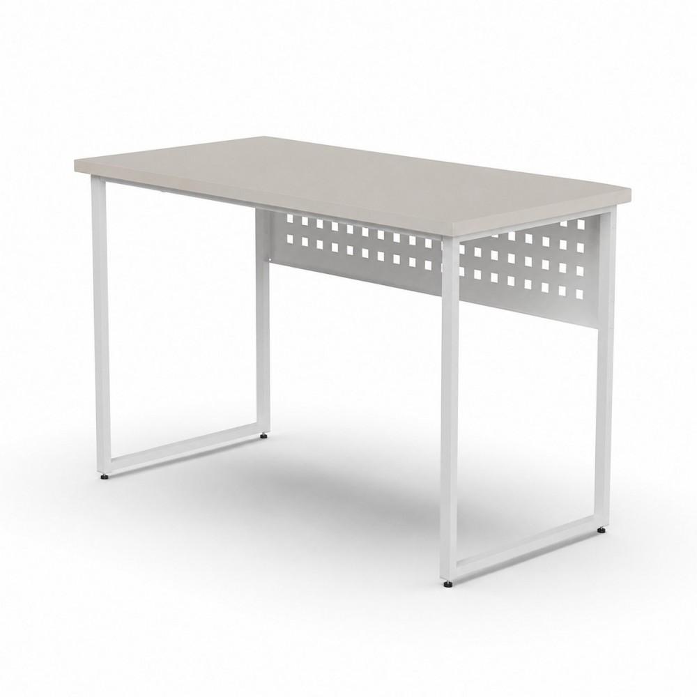 Стол письменный Майк Ferrum-decor 75x140x70 Белый металл ДСП Кашемир 32 мм (FRD-108331)