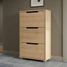 Тумба для взуття з шухлядами LION ТО-2 70,4x28,2x123,4 см Дуб Кремона Торро (LION-045336)