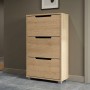 Тумба для взуття з шухлядами LION ТО-2 70,4x28,2x123,4 см Дуб Кремона Торро (LION-045336)