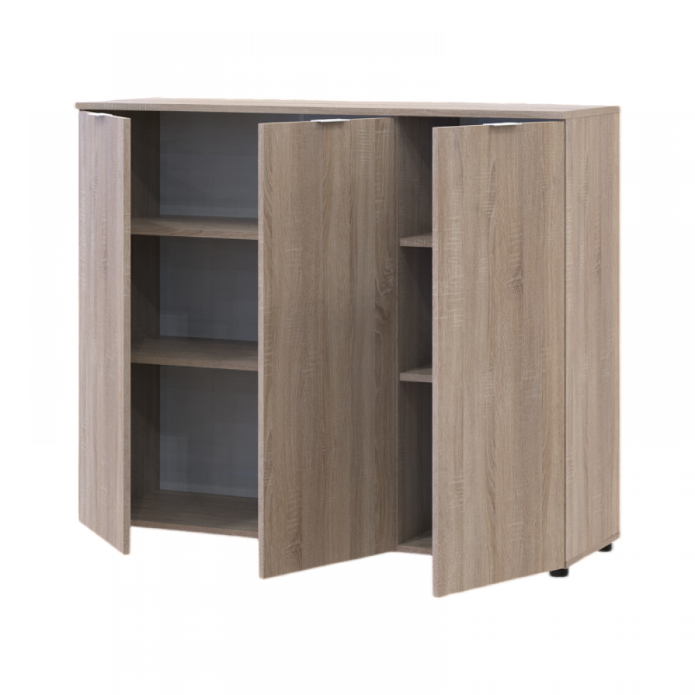 Комод Doros Рон 6 3 фасади Дуб сонома 120х38х100 (41516297) (DRS-012178)
