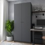 Шафа для одягу Doros Промо Антрацит 2 ДСП 90х48х204 (44900523) (DRS-012158)