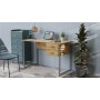 Компьютерный стол Ferrum-decor Дакота 75x120x70 серый ДСП Дуб Артизан 16мм (FRD-107271)