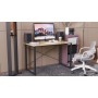 Компьютерный стол Ferrum-decor Дейв 75x120x60 черный ДСП Дуб Артизан 16мм (FRD-107041)