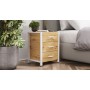 Тумба универсальная Ferrum-decor Вивьен 3 50x41x40 белый ДСП Дуб Артизан 16мм (FRD-106871)