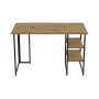 Компьютерный стол Ferrum-decor Кевин 75x120x60 черный ДСП Дуб Артизан 32мм (FRD-107221)