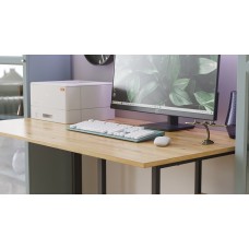 Комп'ютерний стіл Ferrum-decor Кевін 75x120x60 чорний ДСП Дуб Артизан 32 мм (FRD-107221)